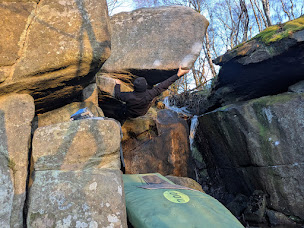 Climbing in the Peak District